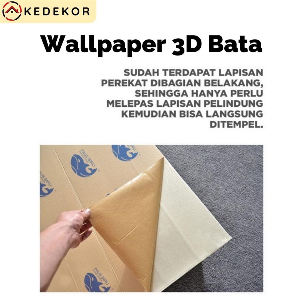 Wallpaper Dinding 3D FOAM 77x70 CM | Sticker Dinding / Wallfoam | Dekorasi Dinding Kamar Rumah Murah - OKEDEKOR-4