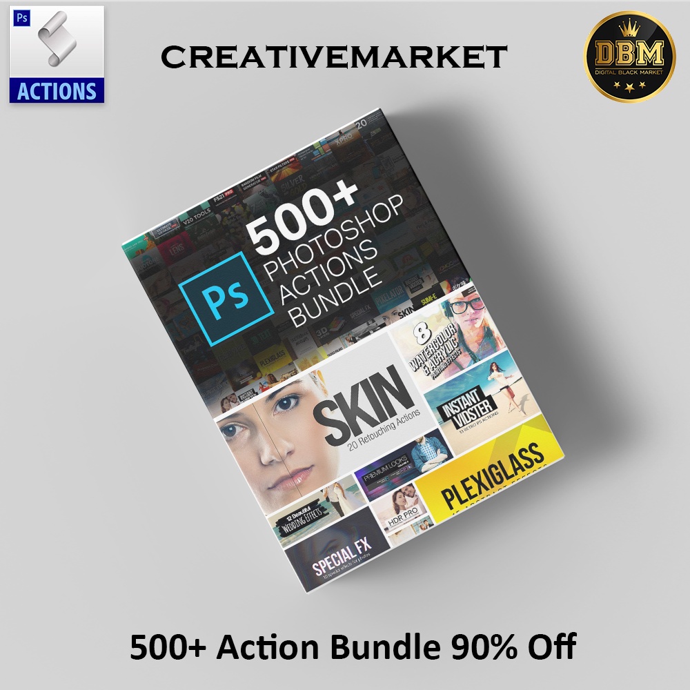 500+ Action Bundle 90% Off - Photoshop Action