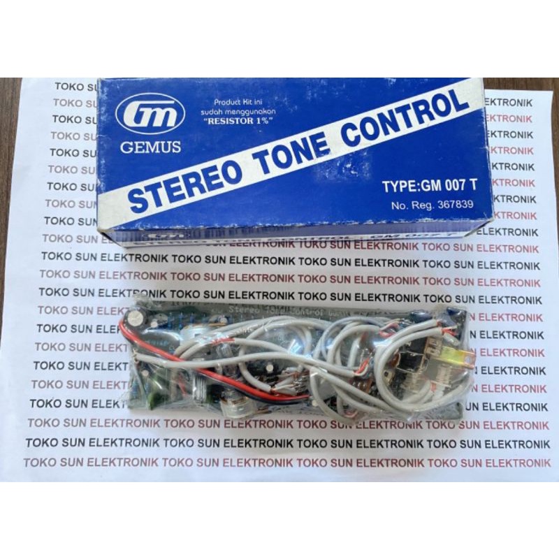 Kit Rangkaian Tone Control Stereo GM 007 T GM007T GM 007T