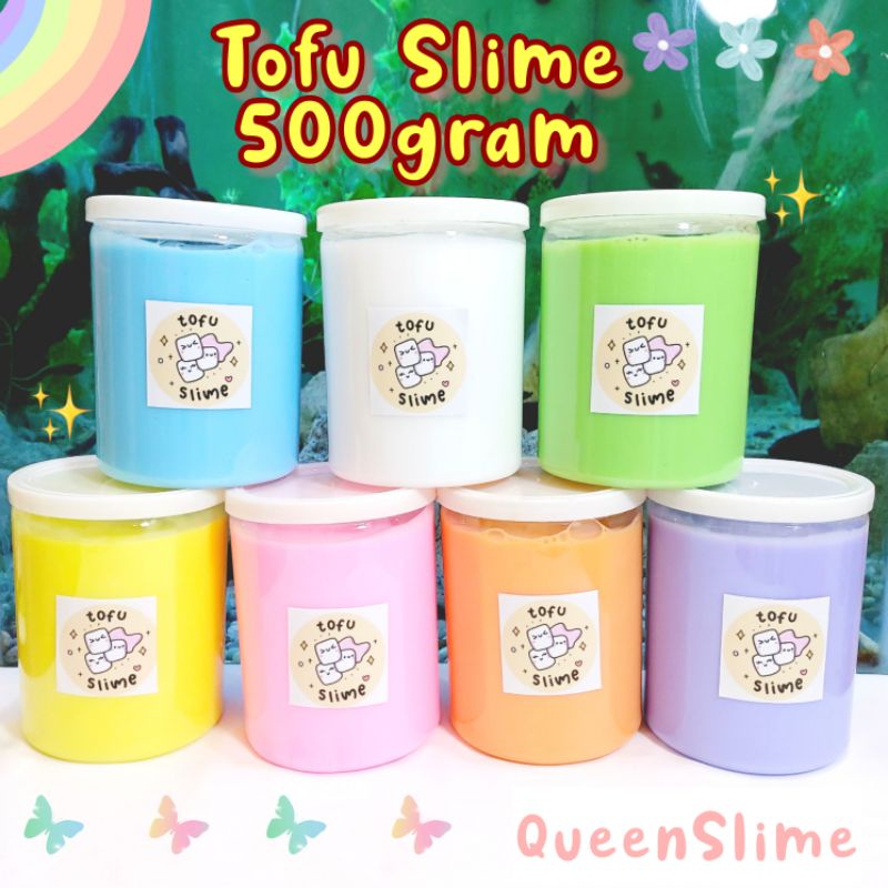 Tofu Slime 1/2 kg (500gr) by QueenSlime | Shopee Indonesia