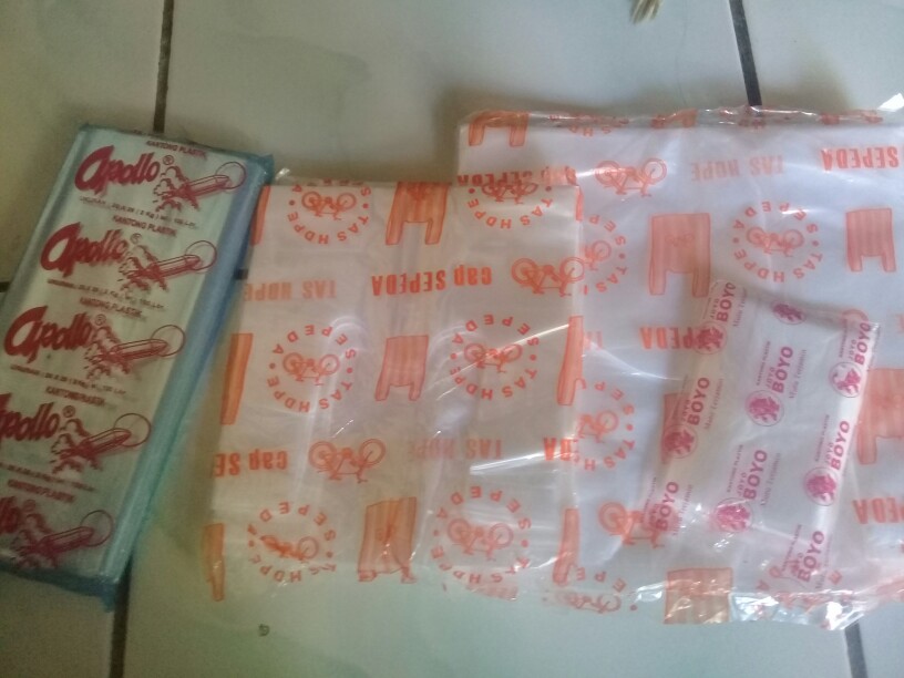 Tas Plastik Hdpe || Kresek Putih || Kresek Gorengan || Kecil Merk Sepeda