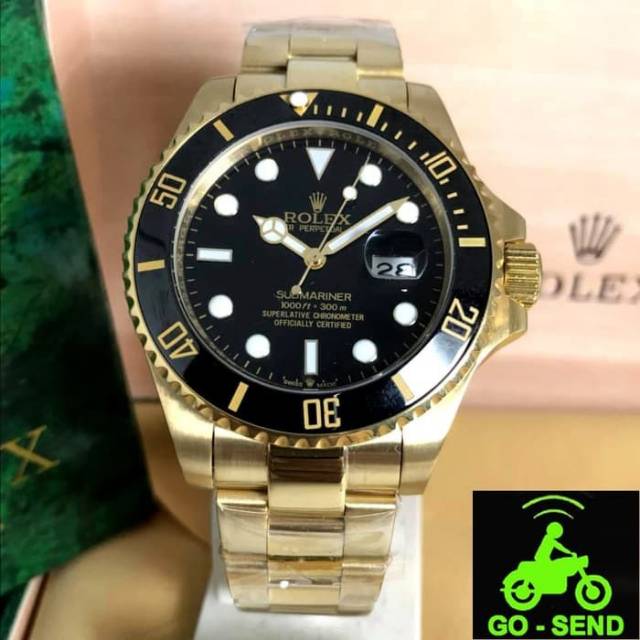 ROLEX SUBMARINER KACA SAAPHIRE AUTOMATIC 42MM | JAM TANGAN PRIA PREMIUM | GARANSI 1 TAHUN