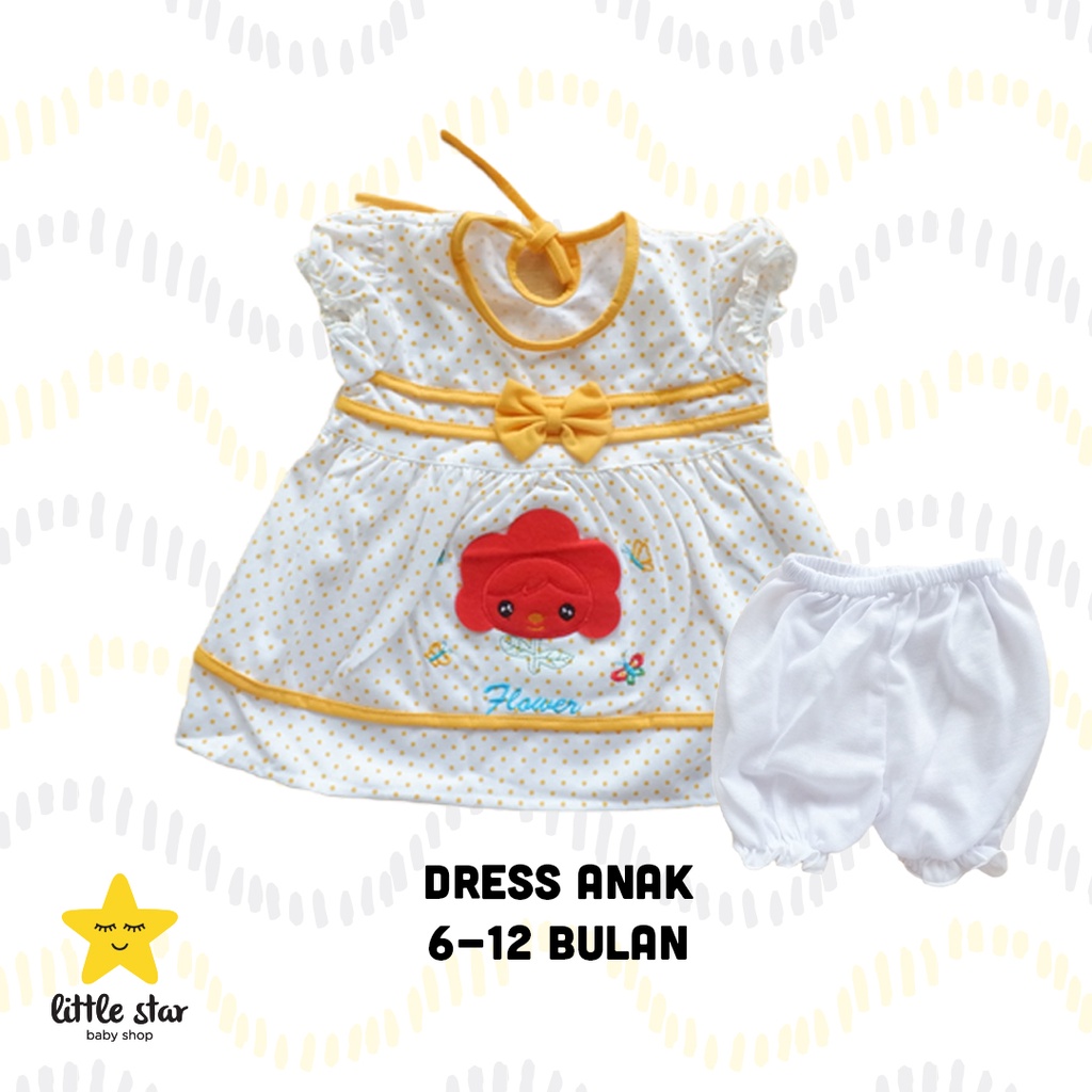 Y Lin Set Dress Bayi Cewek | Dress Baby Girl | Dress Anak Cewe