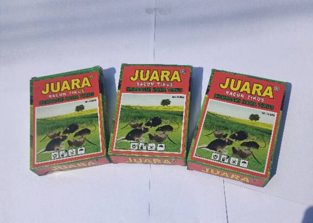 Racun Tikus JUARA per PACK isi 10pcs