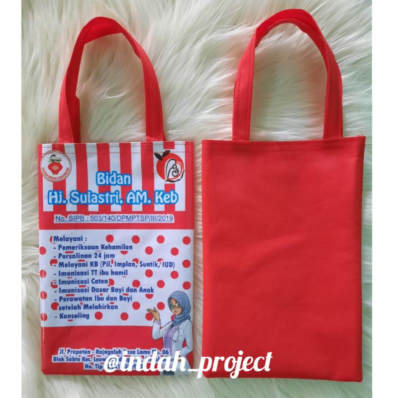 TAS SOUVENIR BIDAN - TAS BUKU KIA - TAS KIA - TAS IBU HAMIL