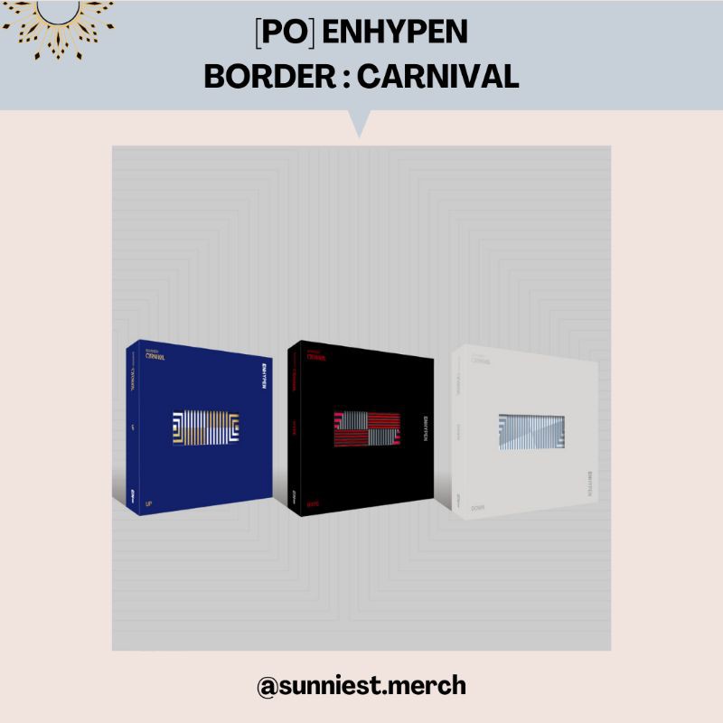 [READY] ALBUM & PHOTOCARD ENHYPEN BORDER : CARNIVAL (Fever Event)
