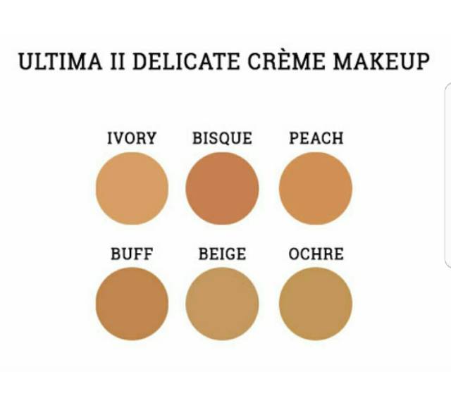 Ultima Ii Delicate Creme Powder Makeup