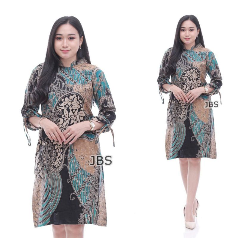 Baju batik wanita Tunik Batik Baju Kantor Wanita Kemeja Wanita