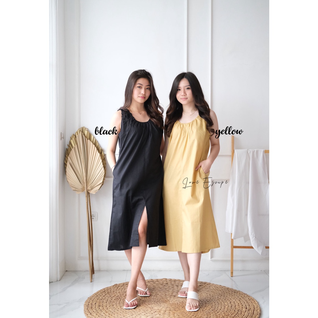 LOVE ESCAPE Dress Casual Wanita/ Dress Pendek Wanita/Dress Pesta Wanita/ Dress Katun Wanita/ Dress K
