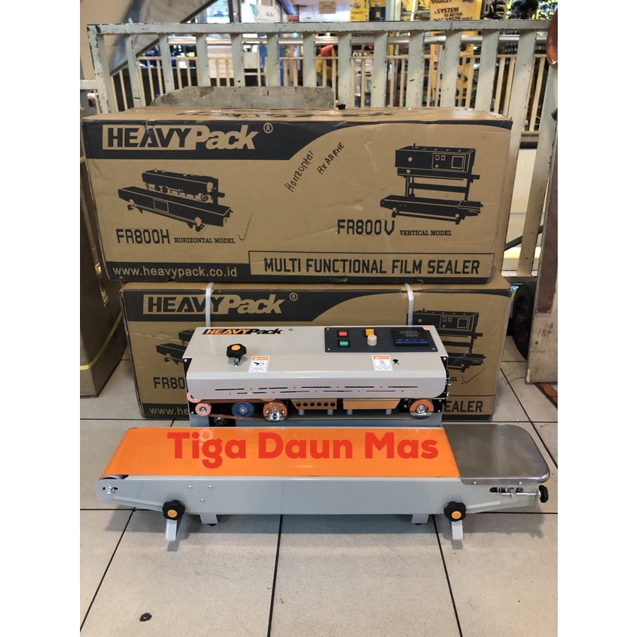 Continous band sealer FR 800 PH mesin segel plastik FR800PH Heavypack