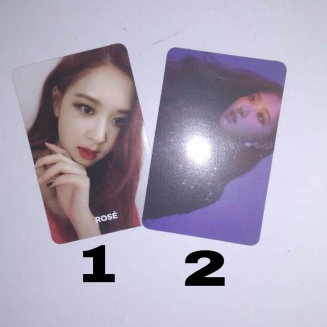 OFFICIAL PHOTOCARD BLACKPINK ROSE