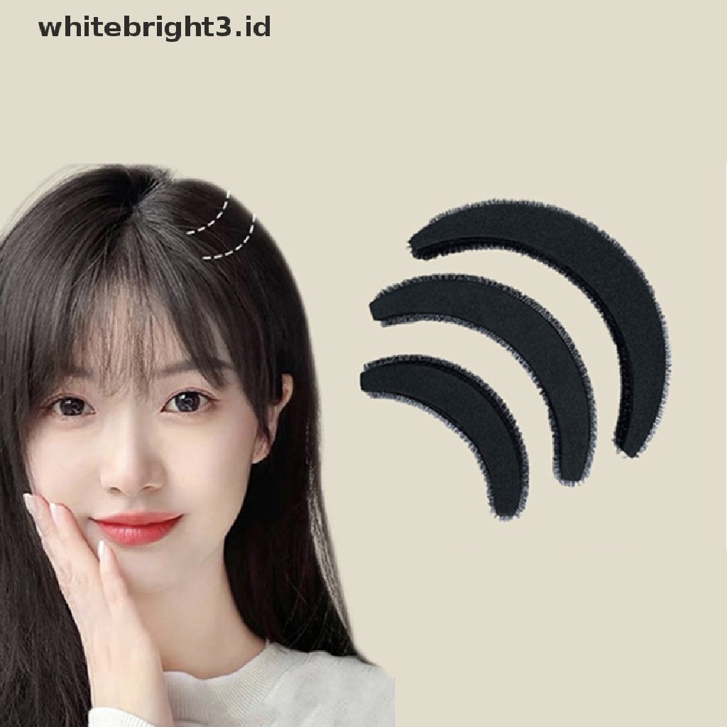 (whitebright3.id) 3pcs / set Pad Penambah Volume Rambut Untuk Aksesoris Wanita