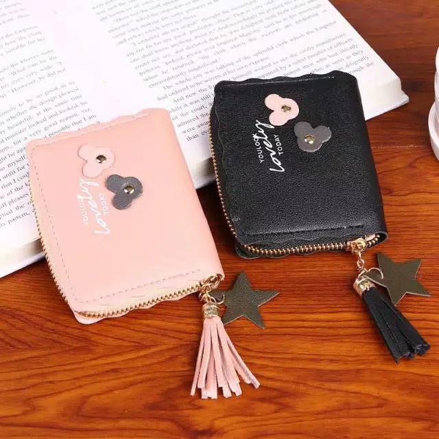 DOMPET WANITA KOIN BS47 KOREAN FASHION TRENDY FASHION WALLET