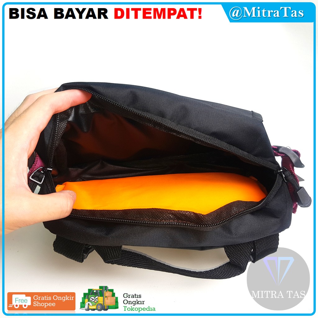 Waist Bag Mitrax Cuatro! Tas Pinggang Pria dengan Bahan Kuat dan Tebal!