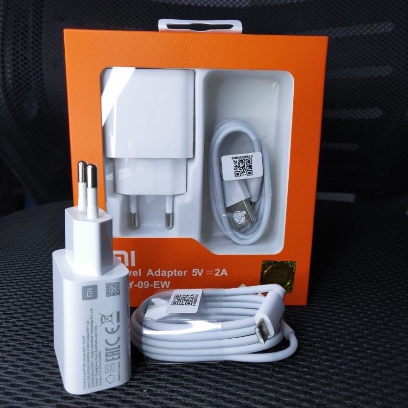 TERLARIS CHARGER XIAOMI REDMI 6 6A 5A 4A 4X 3 3S NOTE 3 [ MDY-08-EI ] ORIGINAL Micro dan tipeC