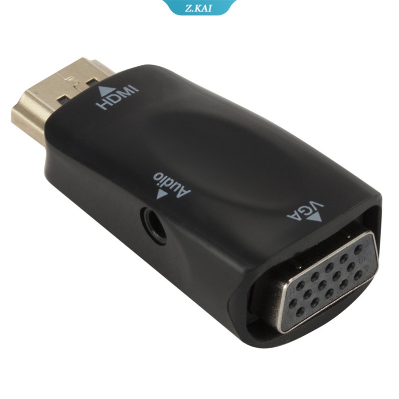 Adapter Converter Mini HDMI Ke VGA HD 1080P Untuk Laptop XiaoMi Huawei