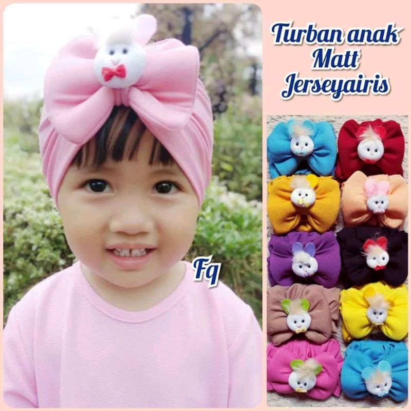 Turban Kupu Boneka | Turban Anak | Turban Bayi | Alus Collection | BISA C.O.D