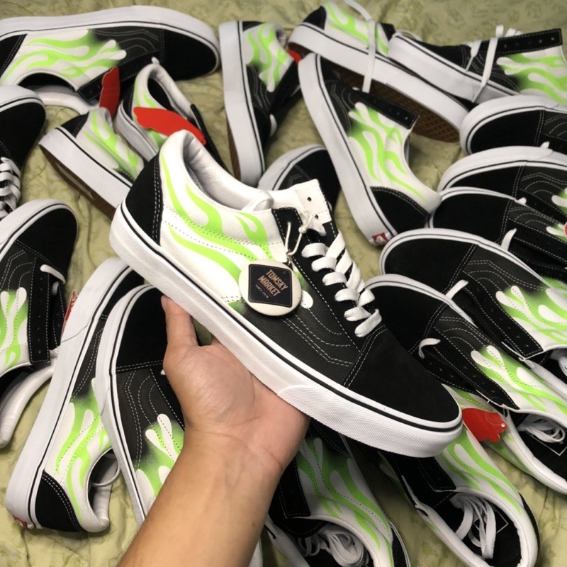 Vans OldSkool Flame Green