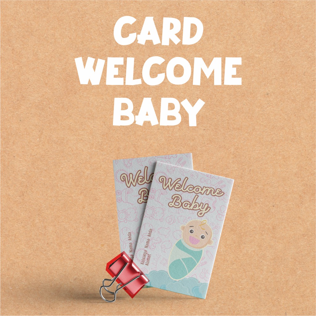 CARD WELCOME BABY