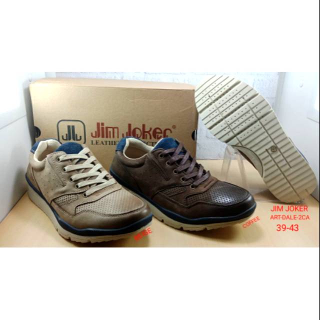 Sepatu Kulit Pria Jim Joker Dale 2ca Shopee Indonesia