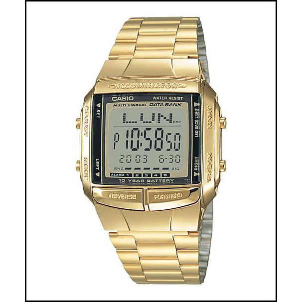 Jam Tangan Pria Wanita Digital Casio Original Databank Db-360G-1