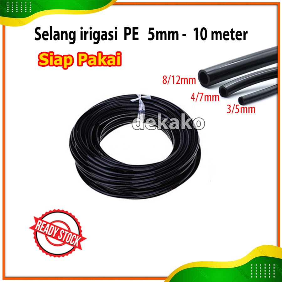 Jual Selang Irigasi Pe Mm Meter Selang Penyiram Tanaman