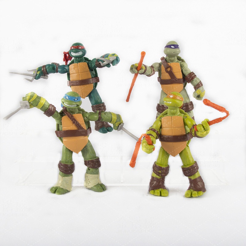 Mainan Action Figure Teenage Mutant Ninja Turtles Bahan PVC Untuk Dekorasi