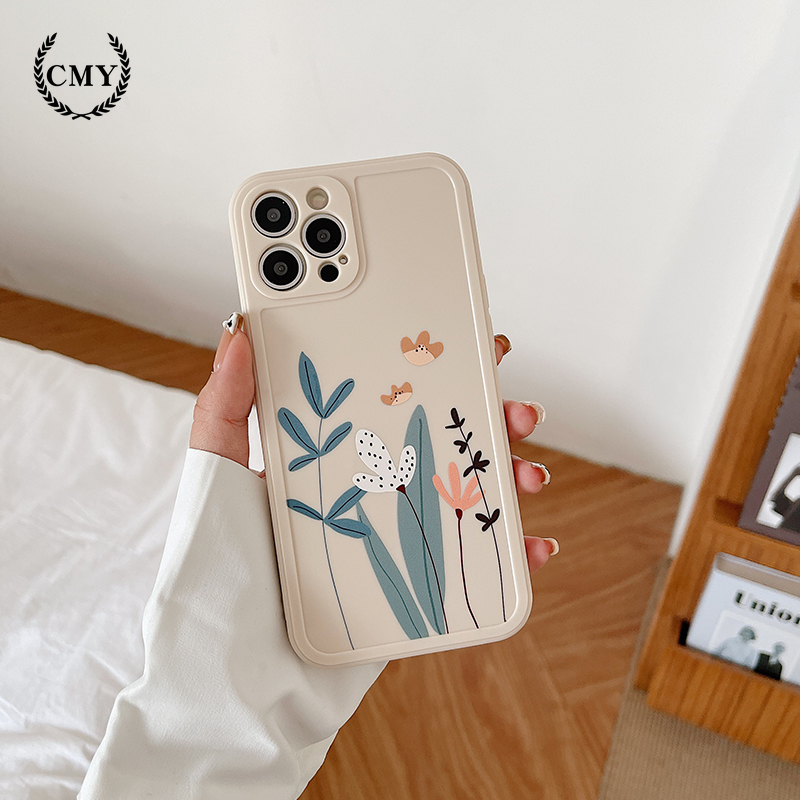 case Iphone Simple flowers tpu Phone Case For iPhone 11