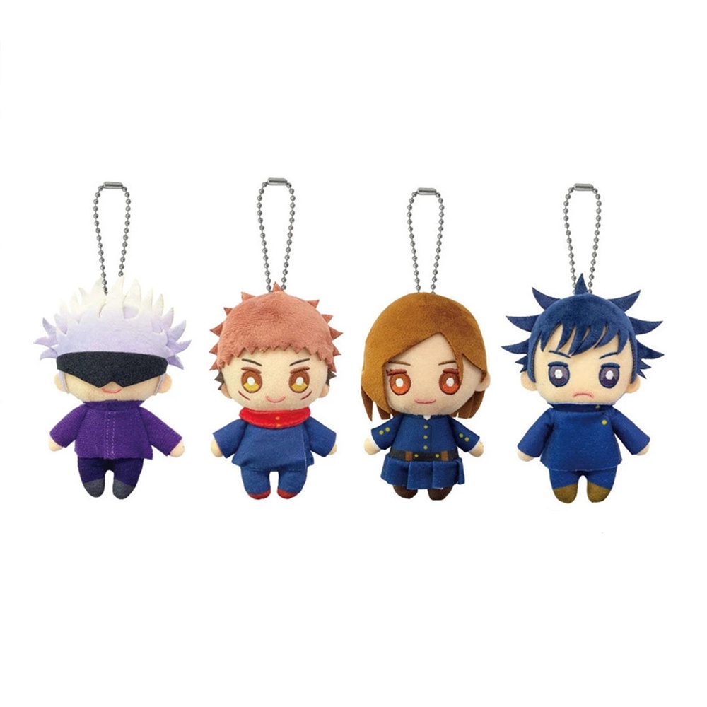 Needway  Anime Jujutsu Kaisen Child Gift Plush Doll Jujutsu Plush Fushiguro Megumi Pendant Stuffed Toys Gojo Satoru Kugisaki Nobara Cosplay Doll Yuji Itadori