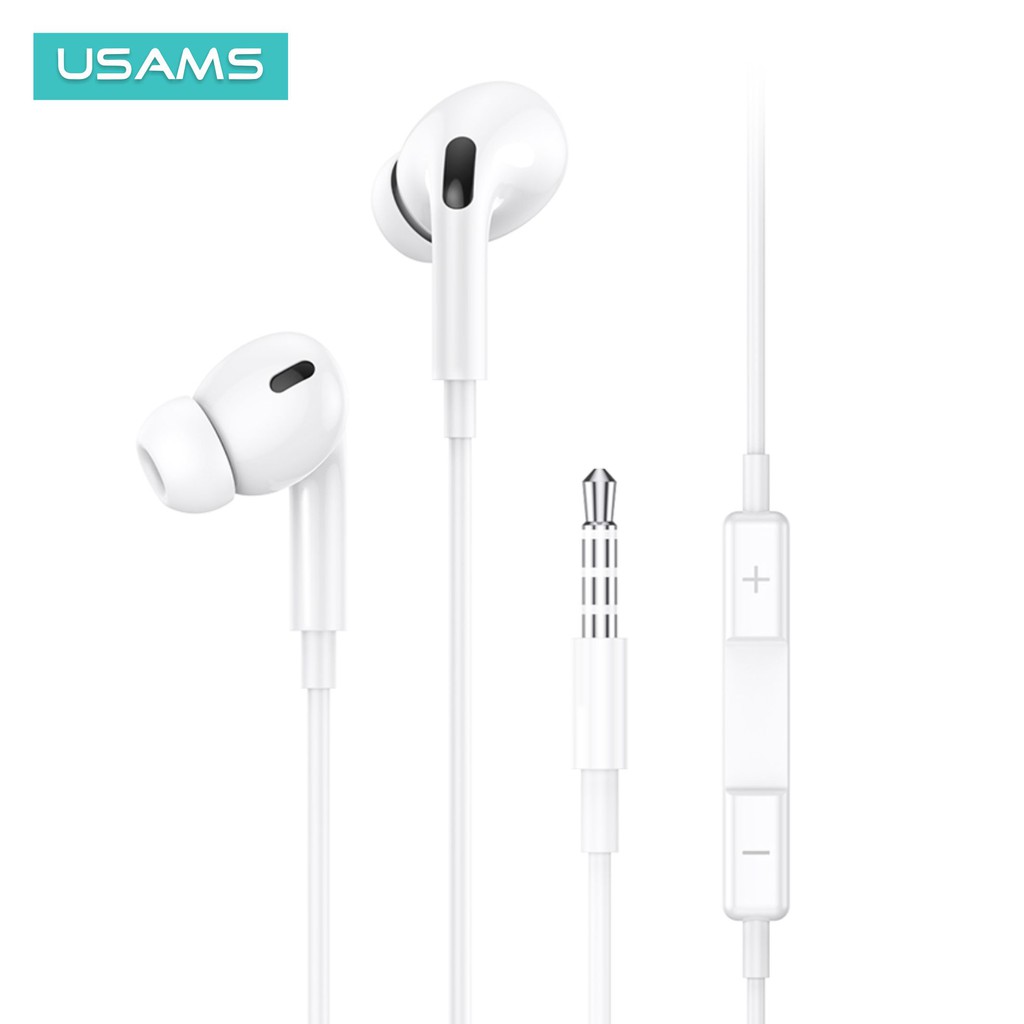 USAMS EP41 Headset Earphone With Mic Jack Audio 3.5mm