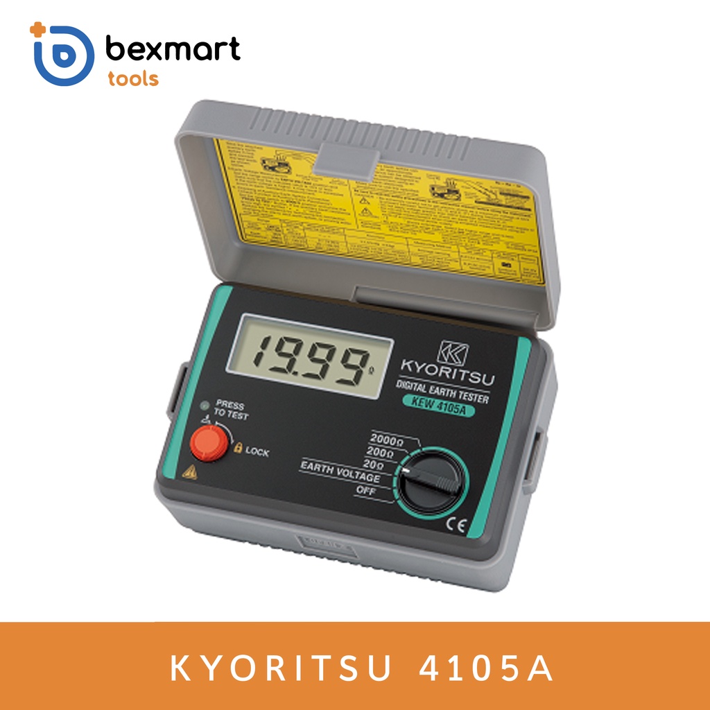 Jual KYORITSU 4105A Earth Tester Digital/Megger Tanah Shopee Indonesia