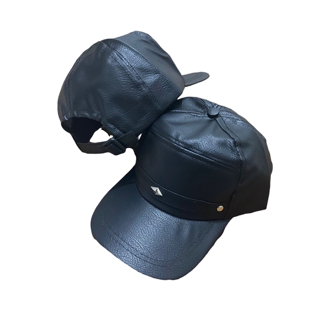 (COD)TOPI KULIT PRIA ASLI MODEL KOMANDAN/TOPI KULIT KOMANDO