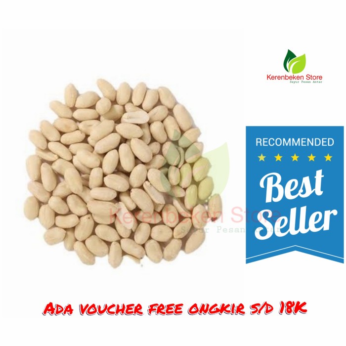 

kacang tanah mentah kupas 250 gr