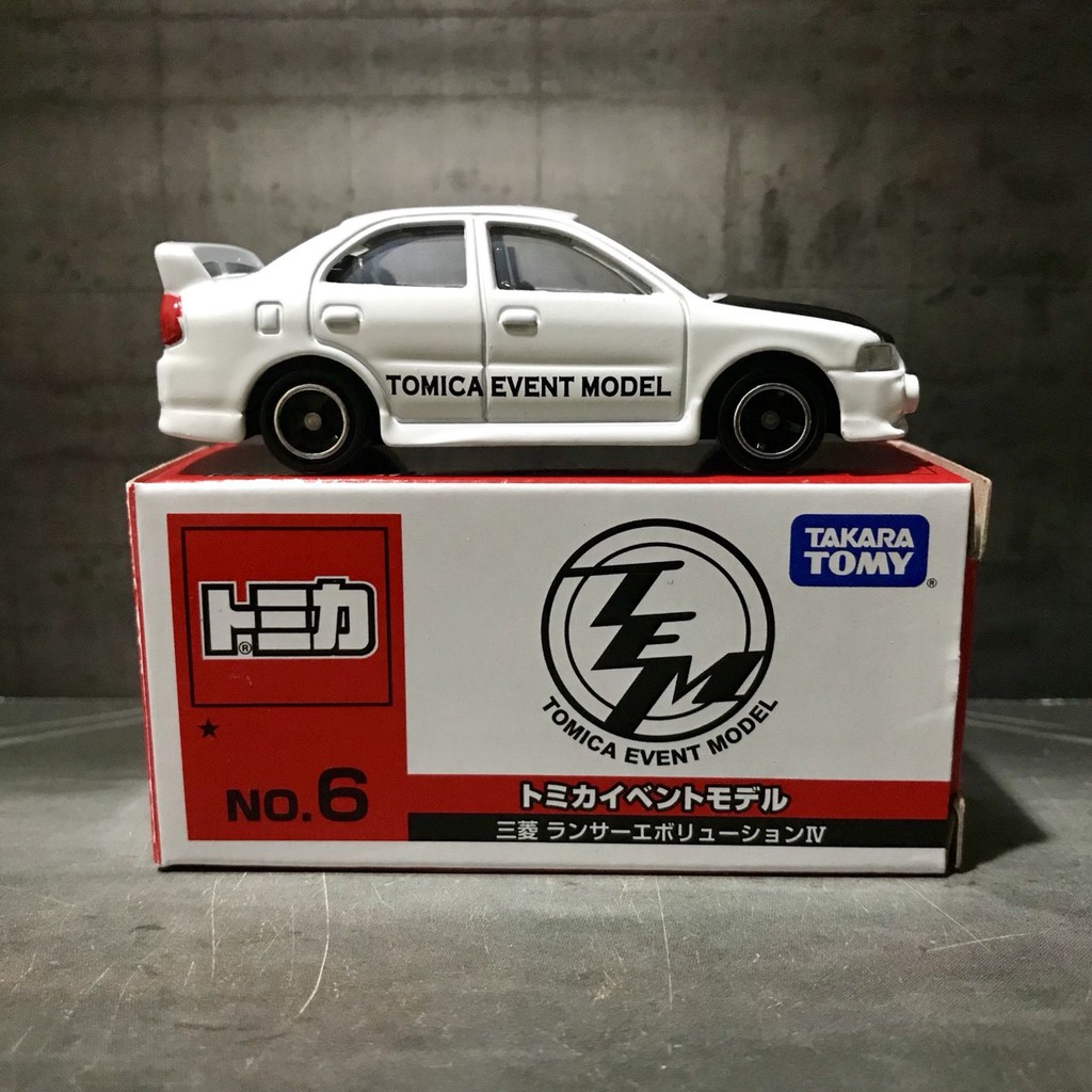 Tomica Event Model Mitsubishi Lancer Evo IV TEM No.6
