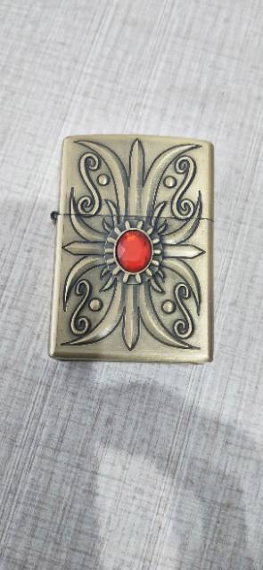 Zippo karakter hewan kuda elang ular naga batu permata