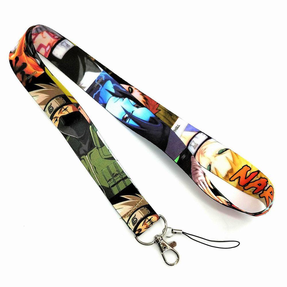 Quinton Tali Lanyard Handphone Motif Kartun Anime Naruto