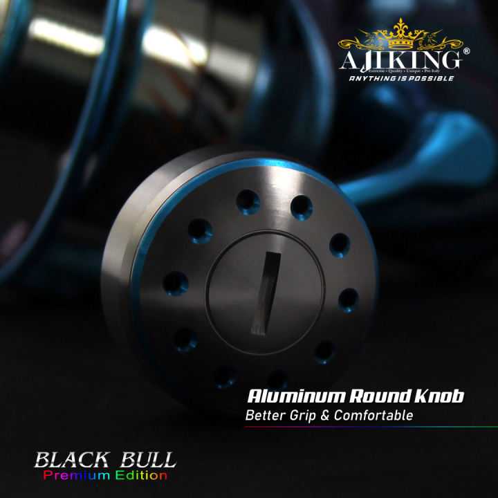 AJIKING REEL BLACK BULL PREMIUM EDITION UNIQUE COLOUR