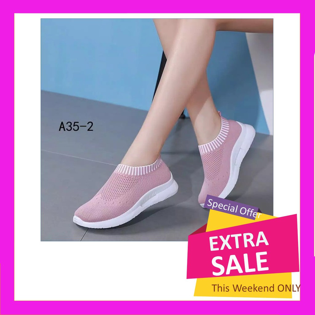 SEPATU WANITA MURAH SLIP ON SLAVINA POLOS / SEPATU WANITA MURAH / SEPATU SLIP / SEPATU SNEACKER