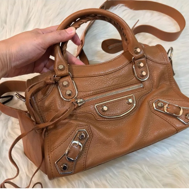 Balenciaga mini edge brown