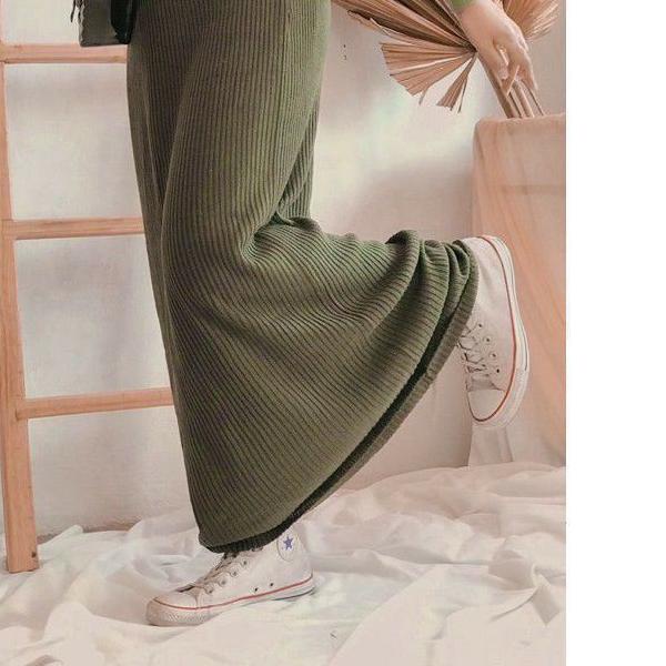 Rok Rajut Span Premium//Rok Plisket//ROK PANJANG ☝
