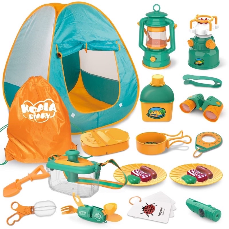 koala diary camping set adventure set little explorer pretend plays outdoor experience toys