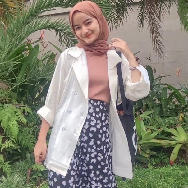 PLW.11Au22ѕ | NOIN BASIC BLAZER RAYON BLAZER KOREA BLAZER KASUAL LENGAN PANJANG MODEL LONGGAR DALAMA