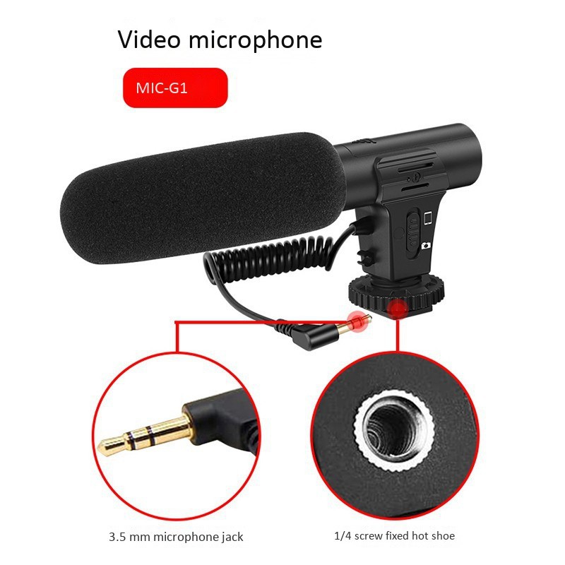 Lampu Vlog Vlogging Set All in One LED Tripod Microphone Kit Phone Holder Paket Komplit  Set Mic LED Tripod Video Recording Live streaming LED Lighting