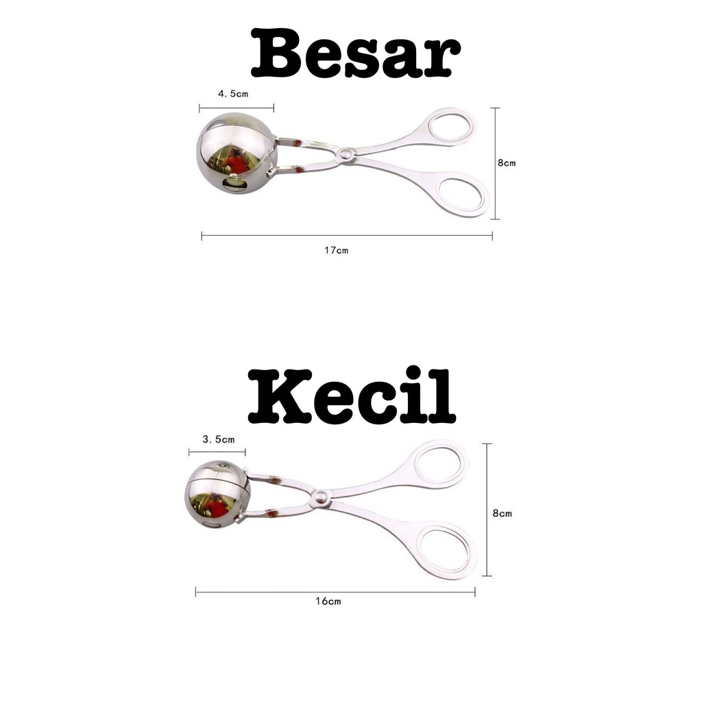 JOS998 Alat Pembuat Cetakan Bakso Meatball Scoop