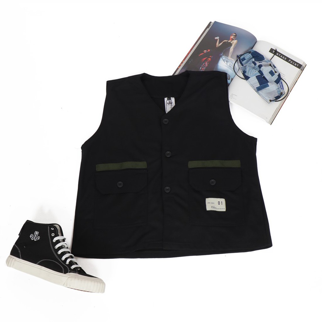 JAVAJONES Vest Denali Black