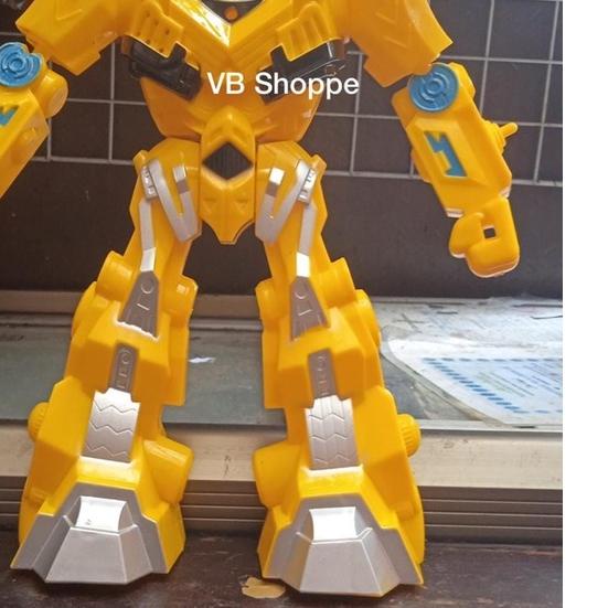 ♜ 50cm mainan robot transformer JUMBO bumblebee optimus prime nyala suara free sound light ☈