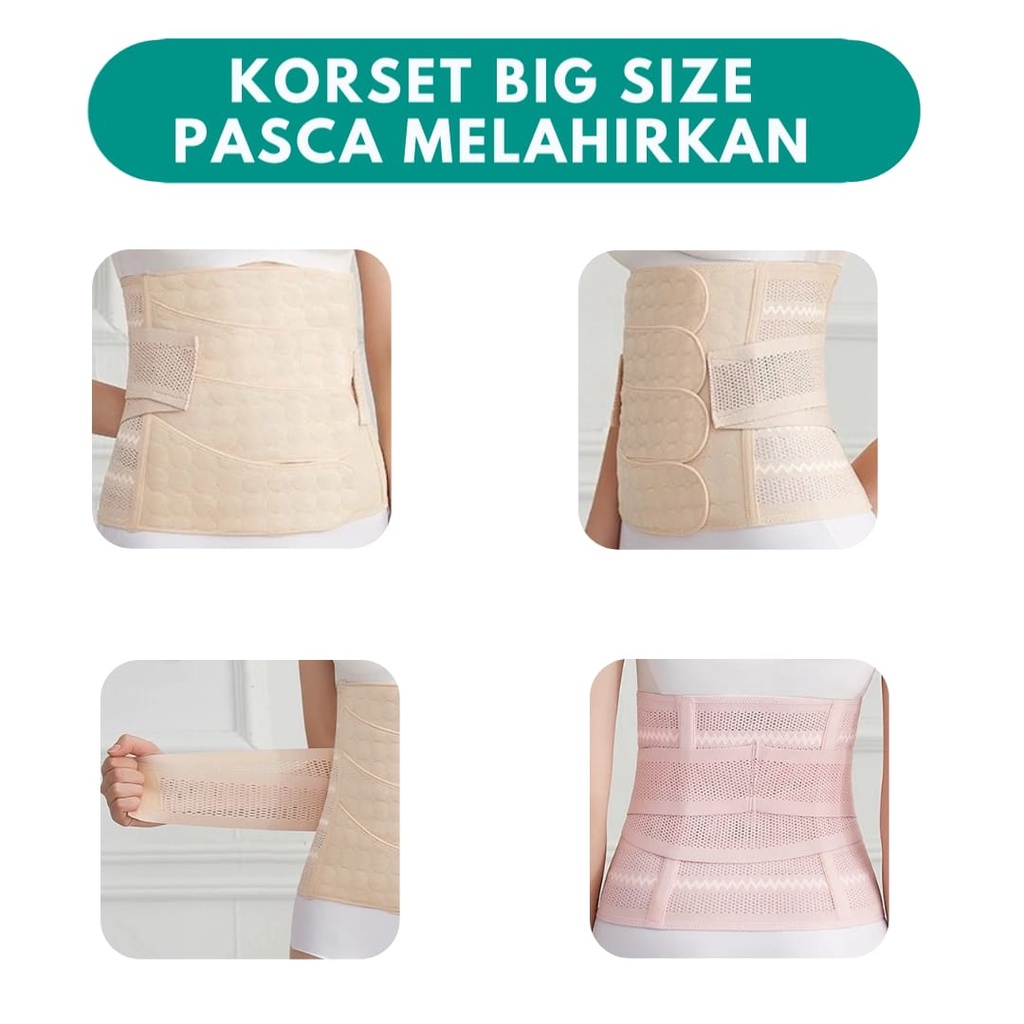 BIG SIZE Korset Pasca Melahirkan 4 Perekat by Momiasi