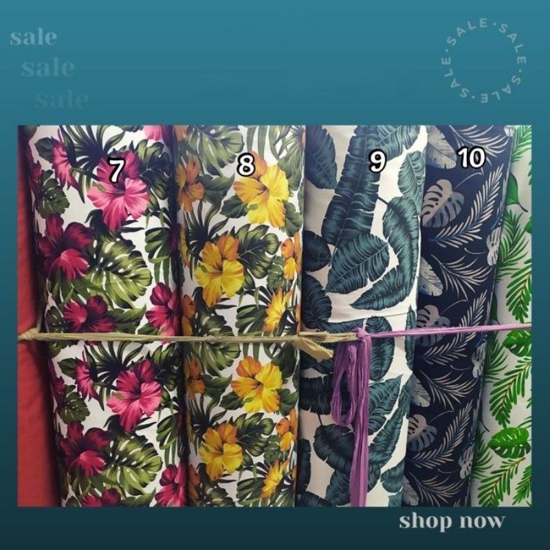 Promo 12.12 Sale kain kanvas motif. kain canvas motif. bahan kanvas import. kain kanvas