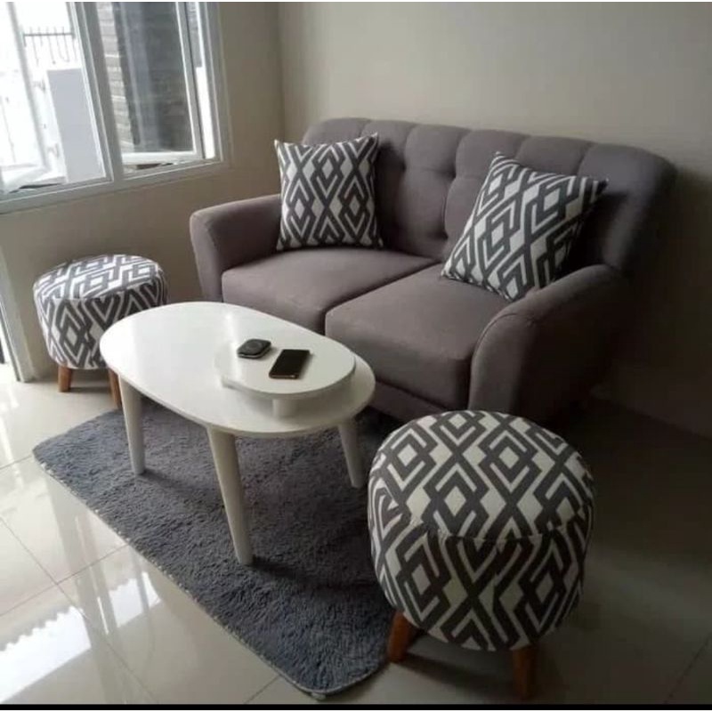 Sofa minimalis ruangan tamu kecil 1 set