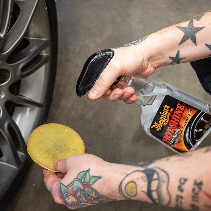 Meguiars - Meguiars Hot Shine Tire Spray, 24 oz G12024